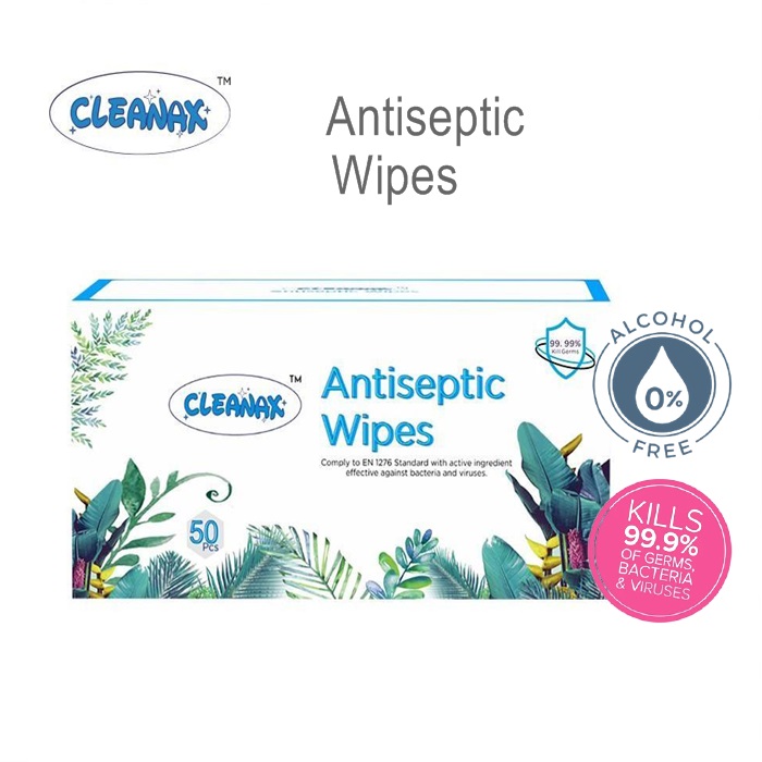 Buy CLEANAX Wet Wipes Antiseptic Wipe Disinfection Hand Sanitizer
